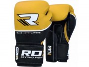 Боксерские перчатки RDX Quad Kore Yellow фото